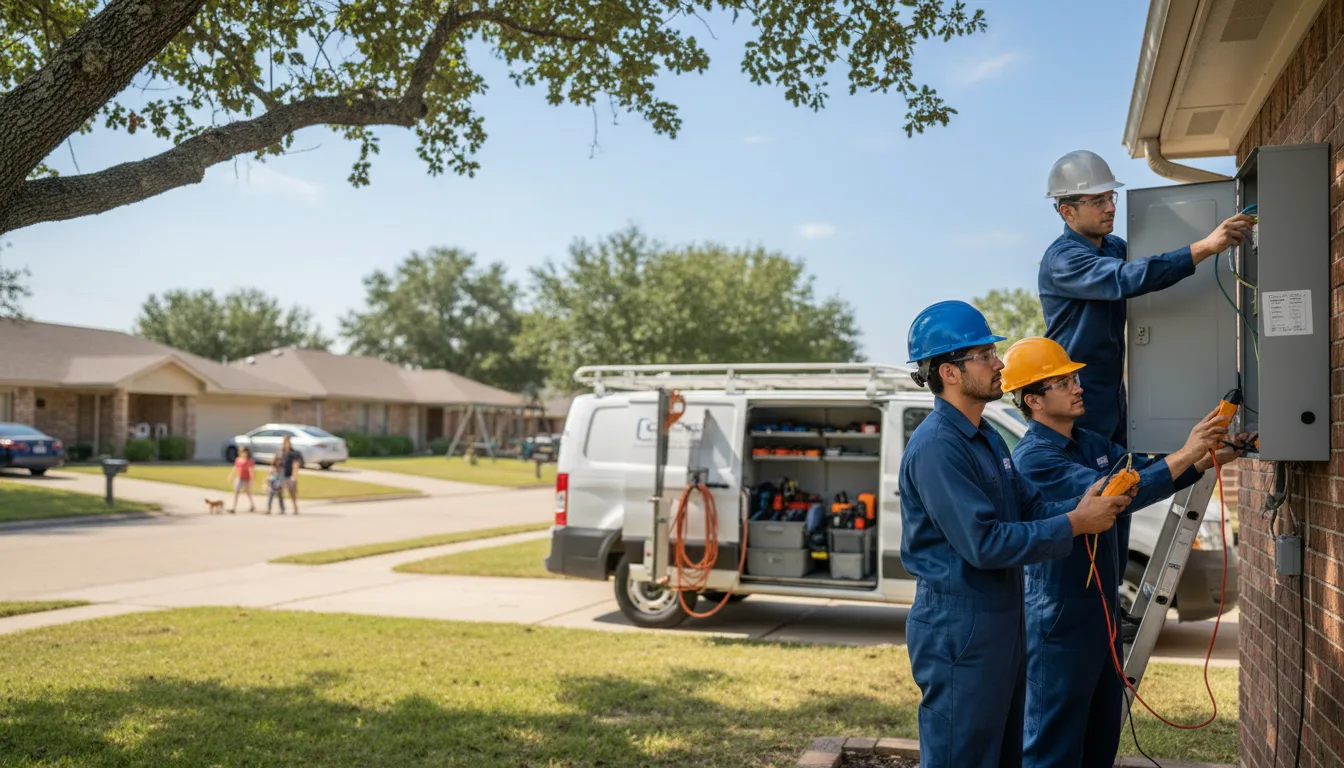 Certified electrician providing emergency electrical services in Millwood, GA